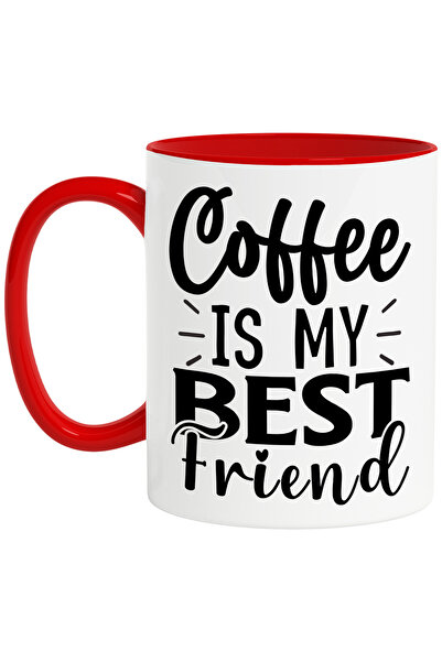 StoryGift Romania Cana cu mesajul "Coffee is my best friend" - cafeaua e cea ...