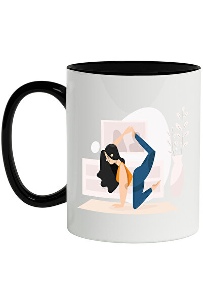 StoryGift Romania Cana Cu Yoga, Tablou, Planta, Saltea, Iubitori De Sport, Fi...