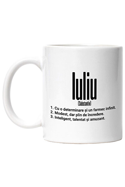 StoryGift Romania Cana Cu Numele Iuliu, Determinare, Modest, Inteligent, Amuz...