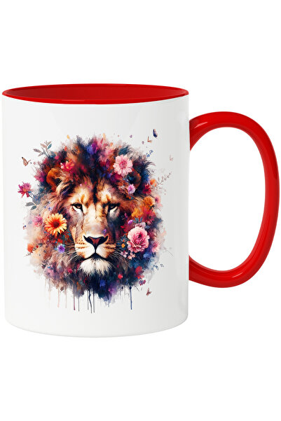StoryGift Romania Cana cu un leu serios | ilustratie | regele junglei | anima...
