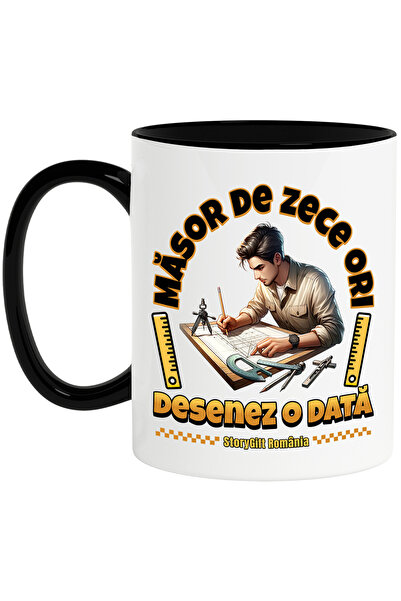 StoryGift Romania Cana Barbat Arhitect Schite Desen Text Masor De 10 Ori, 330...