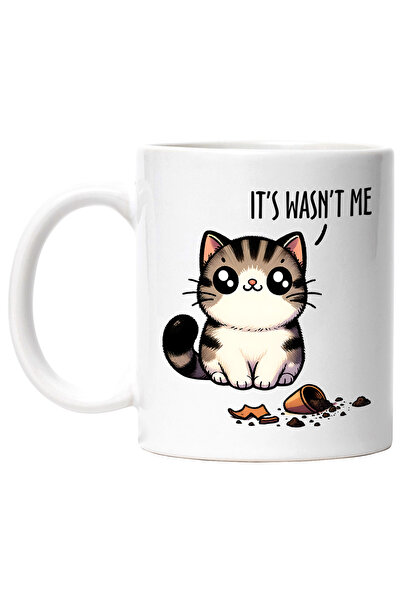 StoryGift Romania Cana cu o pisicuta care a spart o vaza cu mesajul "It wasn'...