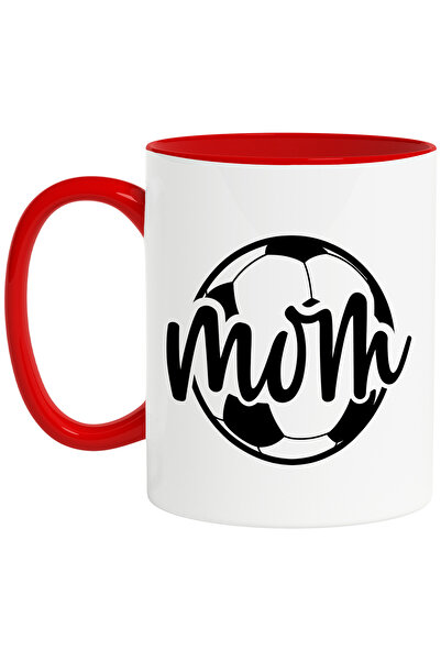 StoryGift Romania Cana cu o minge de fotbal si cuvantul in engleza "Mom" - ma...
