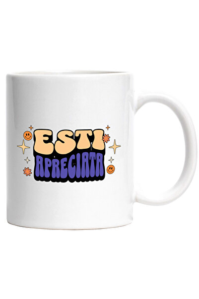 StoryGift Romania You Are Appreciated Mug, 330ml, Ceramic with White Handle, ...
