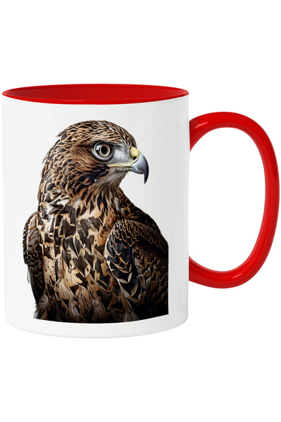 StoryGift Romania Cana cu Portret Pasare din Lateral, Pasare cu Pene Frumoas,...