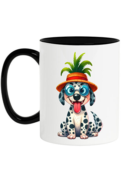 StoryGift Romania Cana cu un catel nebunatic, ochelari de tocilar, ilustratie...