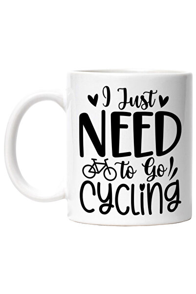 StoryGift Romania Cana cu textul "Trebuie doar sa merg cu bicicleta" - pasiun...