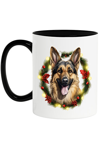 StoryGift Romania Cana cu un caine lup bucuros, ilustratie, coroana, vasc, gl...