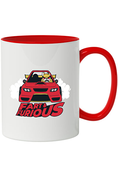 StoryGift Romania Cana Cu Mesaj In Engleza Fart & Furios, Masina, Bulldog, Ca...