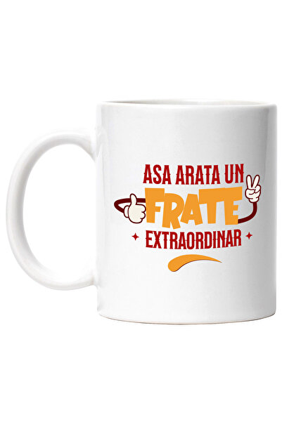 StoryGift Romania Cana cu Maini Stil Mickey Mouse Semn pace Si semn OK Text T...