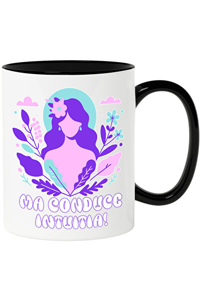 StoryGift Romania Cana Ma Conduce Intuitia Mesaj Pozitiv Fata, 330ml, Ceramic...