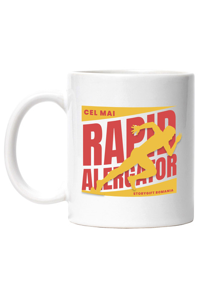 StoryGift Romania Cana cu Silueta umana Alergare Maraton Sport Copii Viteza T...