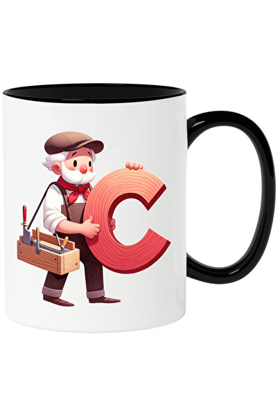 StoryGift Romania Cana cu un mester care tine litera "C' | ilustratie | trusa...