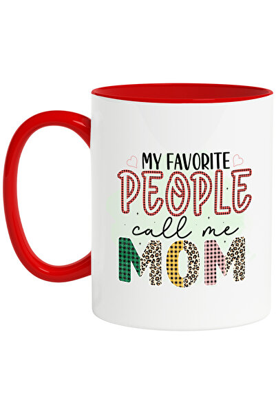 StoryGift Romania Cana cu mesajul "My favorite people call me mom", ilustrati...
