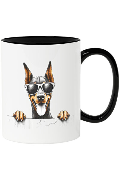 StoryGift Romania Cana cu un caine jucaus cu ochelari de soare | ilustratie |...