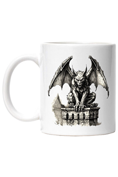 StoryGift Romania Cana cu o statuie reprezentand o creatura inspaimantatoare ...