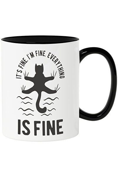 StoryGift Romania Cana cu o pisica pentru cei care considera ca totul e bine ...