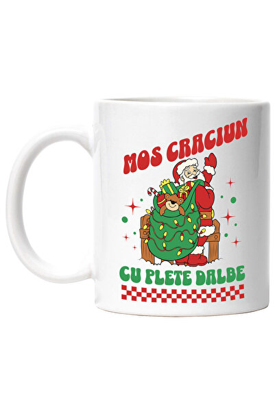 StoryGift Romania Cana mos craciun cu plete dalbe sarbatoare Craciun familie,...