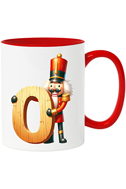 StoryGift Romania Cana cu un soldatel spargator de nuci care tine litera "O" ...