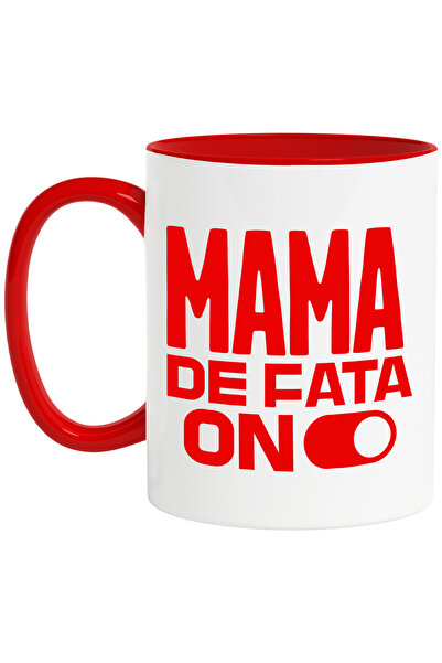 StoryGift Romania Cana cu Buton OF ON Iubire Text Mama De Fata Familie Dragos...