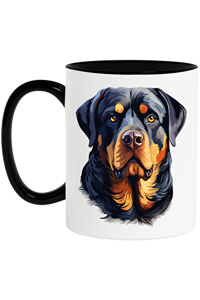 StoryGift Romania Cana cu un caine Boxer, ilustratie, serios, cel mai bun pri...