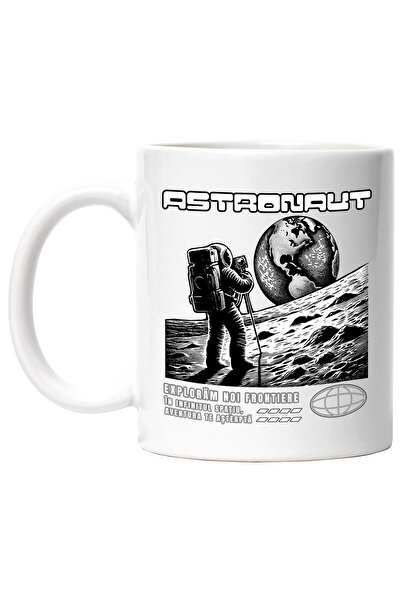 StoryGift Romania Cana Om Astronaut. Exploram noi frontiere, 330ml, Ceramic c...