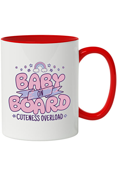 StoryGift Romania Cana Cu Mesaj In Engleza Baby On Board Cuteness Overload, M...