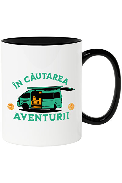 StoryGift Romania Cana in cautarea aventurii caravana gata de drum, 330ml, Ce...