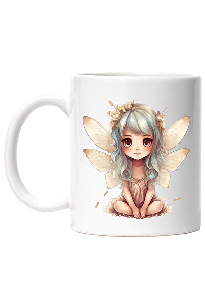 StoryGift Romania Cana cu o fetita dragalasa | zana | aripi | rochita | flori...