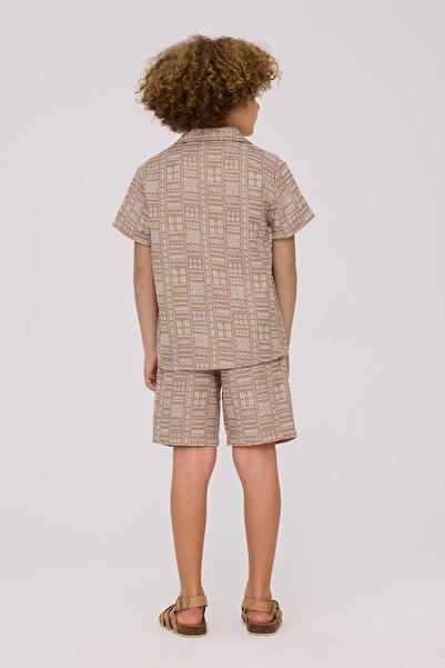 Nebbati BG Store Boy's Patterned Shirt