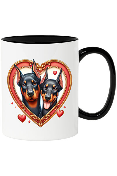 StoryGift Romania Cana cu o catelusa si un caine intr-un cadru in forma de in...