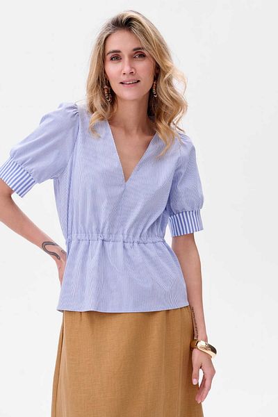 Blue Shadow Alie Tiny Stripes Albastru