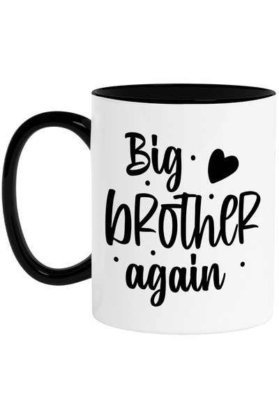 StoryGift Romania Cana cu inimioara si textul in engleza "Big brother again" ...