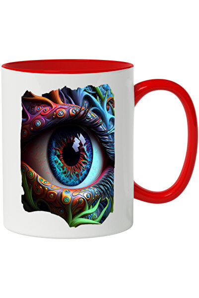 StoryGift Romania Cana Cu Ochi, Gene, Fantasy, Arta Abstracta, Psihedelic, Mu...