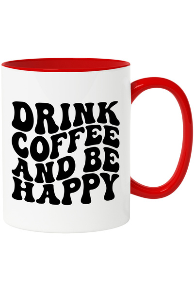 StoryGift Romania Cana cu mesajul care te indeamna sa bei cafea si sa fii fer...