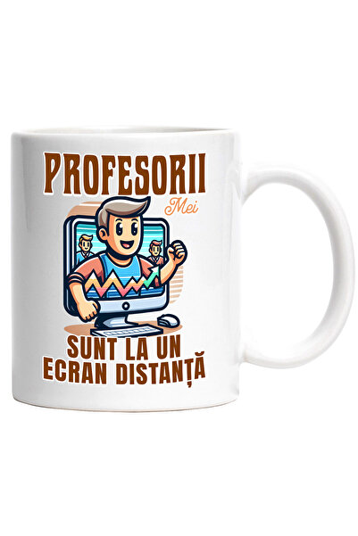StoryGift Romania Cana Profesorii mei sunt la un ecran distanta scoala, 330ml...