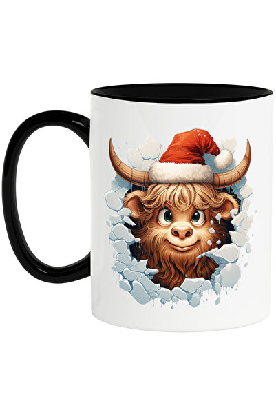 StoryGift Romania Cana cu un zimbru care poarta o caciula de Craciun | ilustr...