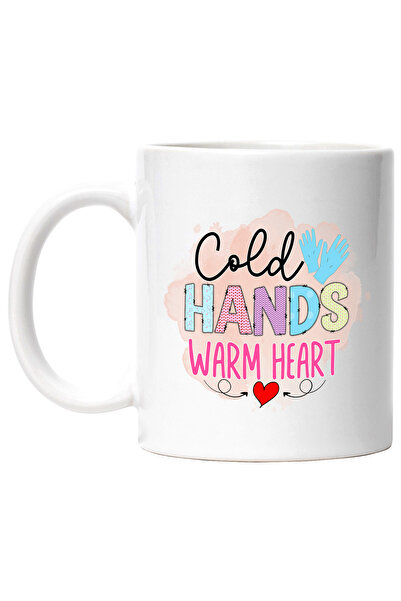 StoryGift Romania Cana cu mesajul "Cold hands, warm heart", profesie, ilustra...