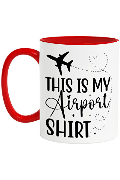 StoryGift Romania Cana cu un avion pentru iubitorii de calatorii si mesajul "...