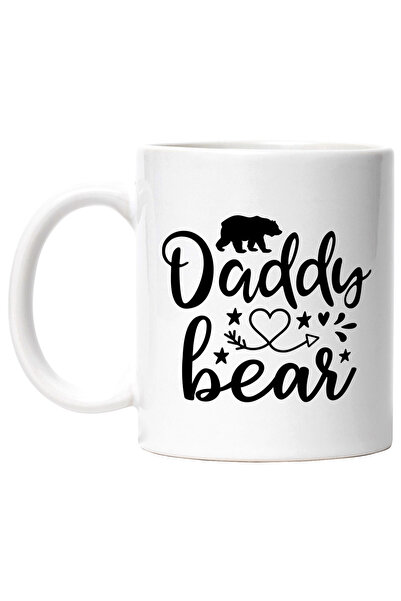 StoryGift Romania Cana cu un urs si textul in engleza "Daddy bear" - tatal ur...