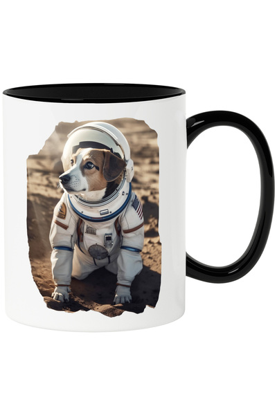 StoryGift Romania Cana Cu Caine pe Pamant Intr-un Costum de Astronaut, NASA, ...