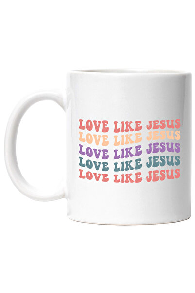 StoryGift Romania Cana cu textul in engleza "Love like Jesus" - iubeste ca Ii...