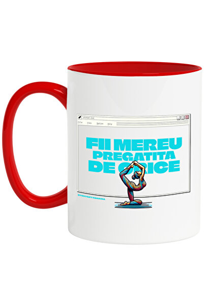 StoryGift Romania Cana Femeie Facand Yoga Motivational Fii mereu Pregatita de...