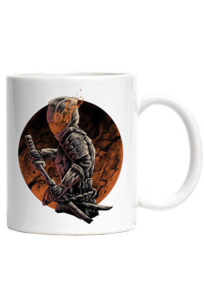 StoryGift Romania Cana Cu Ronin Rider, Samurai, Motocicleta, Sabie, Multicolo...