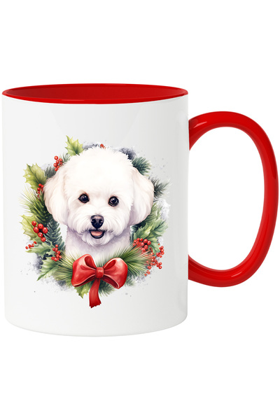 StoryGift Romania Cana cu un catel alb vesel | ilustratie | blanos | vasc | f...