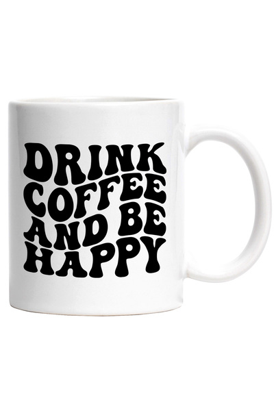 StoryGift Romania Cana cu mesajul care te indeamna sa bei cafea si sa fii fer...