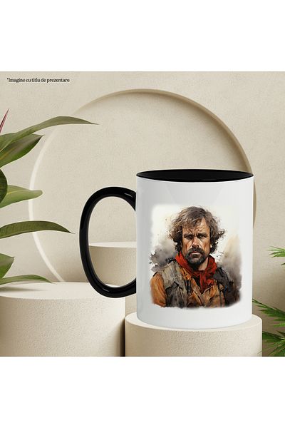 StoryGift Romania Mug With Peter Dinklage, Actor, Celebrity, Movies, GOT, Multicolor 330 ml, Ceram, With ,STG