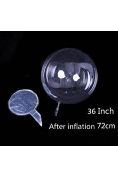 Zanzibar Şeffaf Balon Bobo 36 Inç 2 Adet