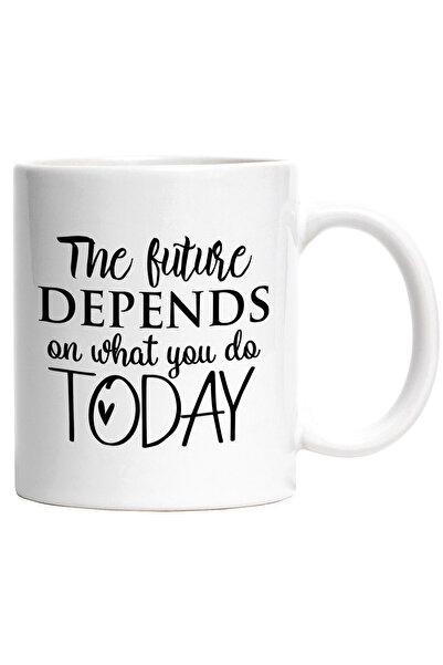 StoryGift Romania Cana cu mesajul "The future depends on what you do today" -...