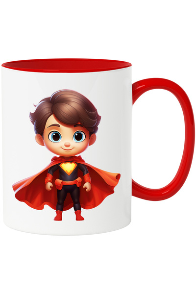 StoryGift Romania Cana cu un baiat in costum de erou | ilustratie | pelerina ...